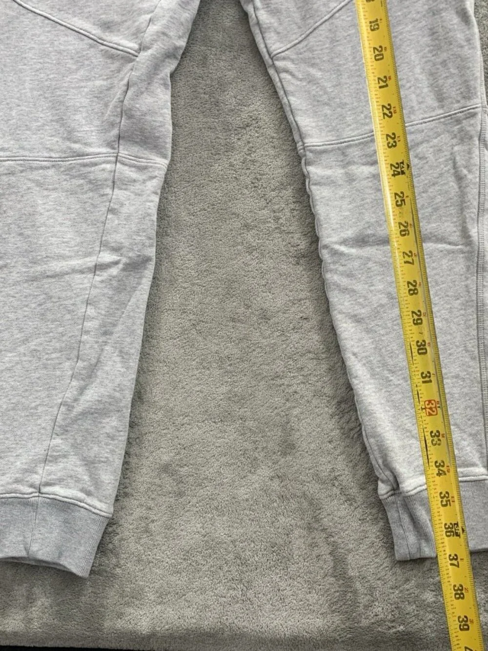 AllSaints Joshua Sweatpants Mens Small Gray Cotton Drawstring Jogger Casual